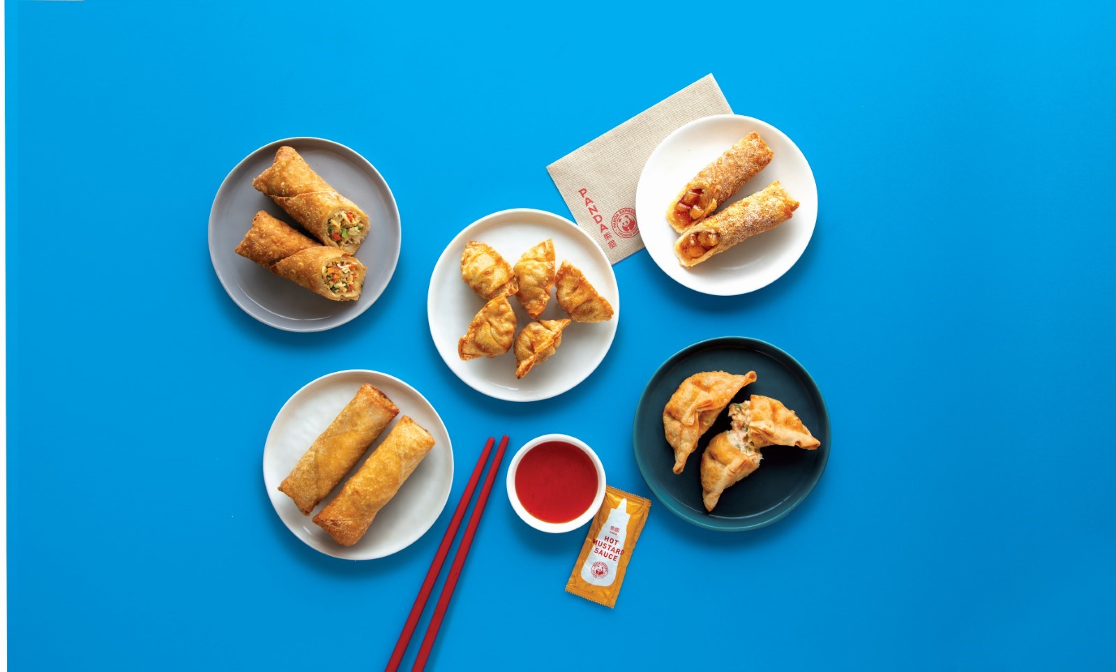 A selection of dim sum from Panda Express. 