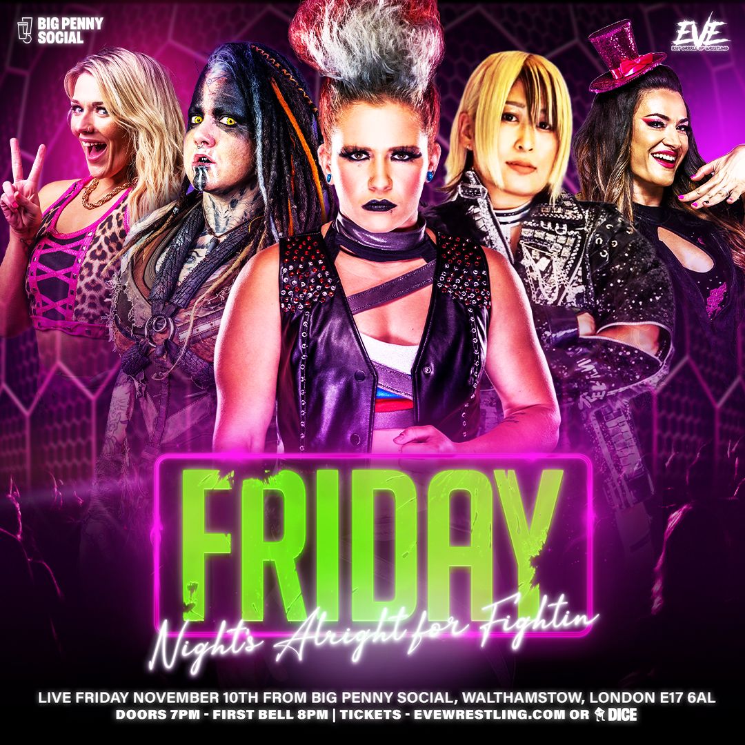 Poster for Pro Wrestling: EVE Friday Night’s Alright for Fighting