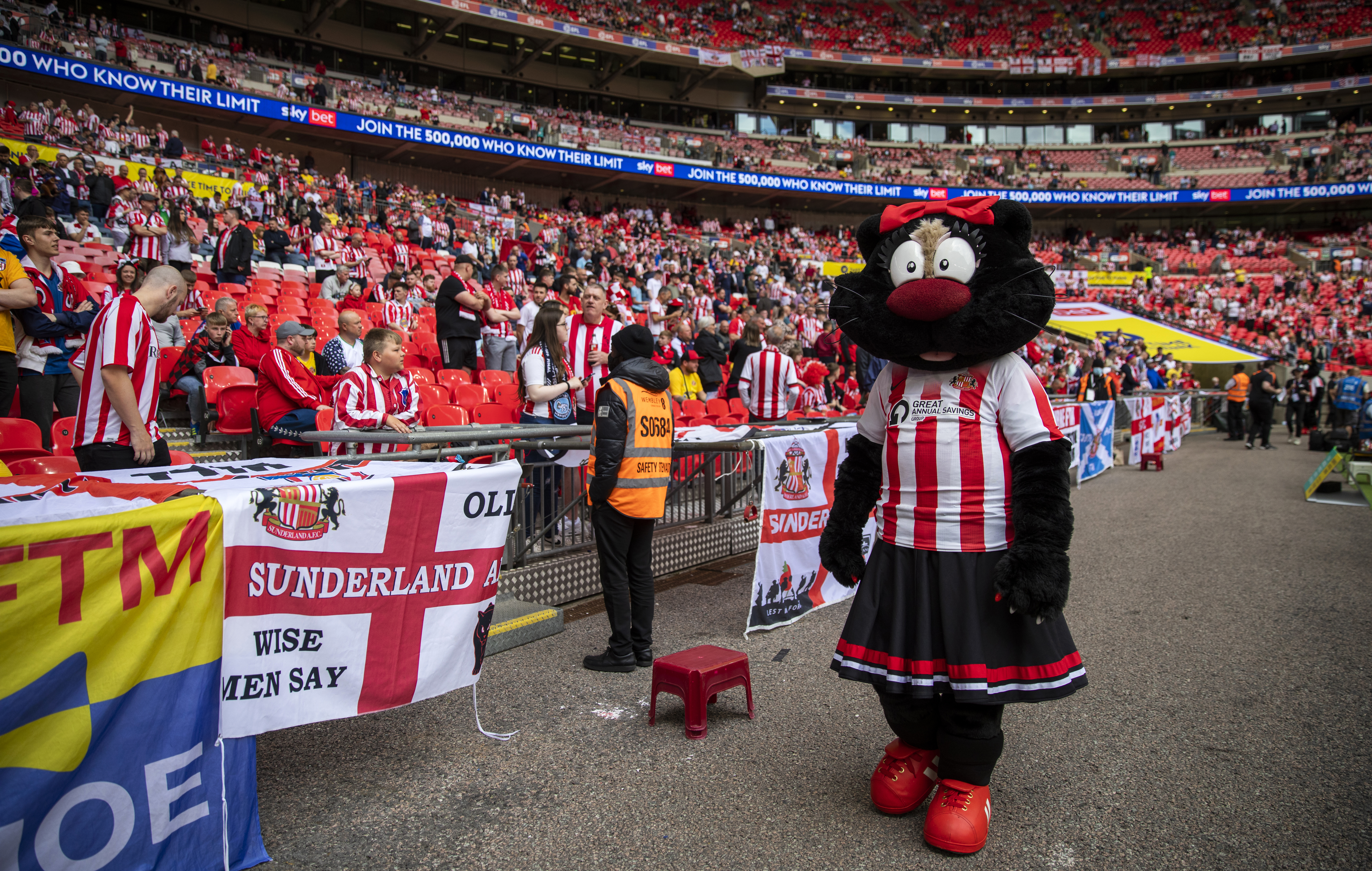 Sunderland v Wycombe Wanderers - Sky Bet League One - Play Off - Final - Wembley Stadium