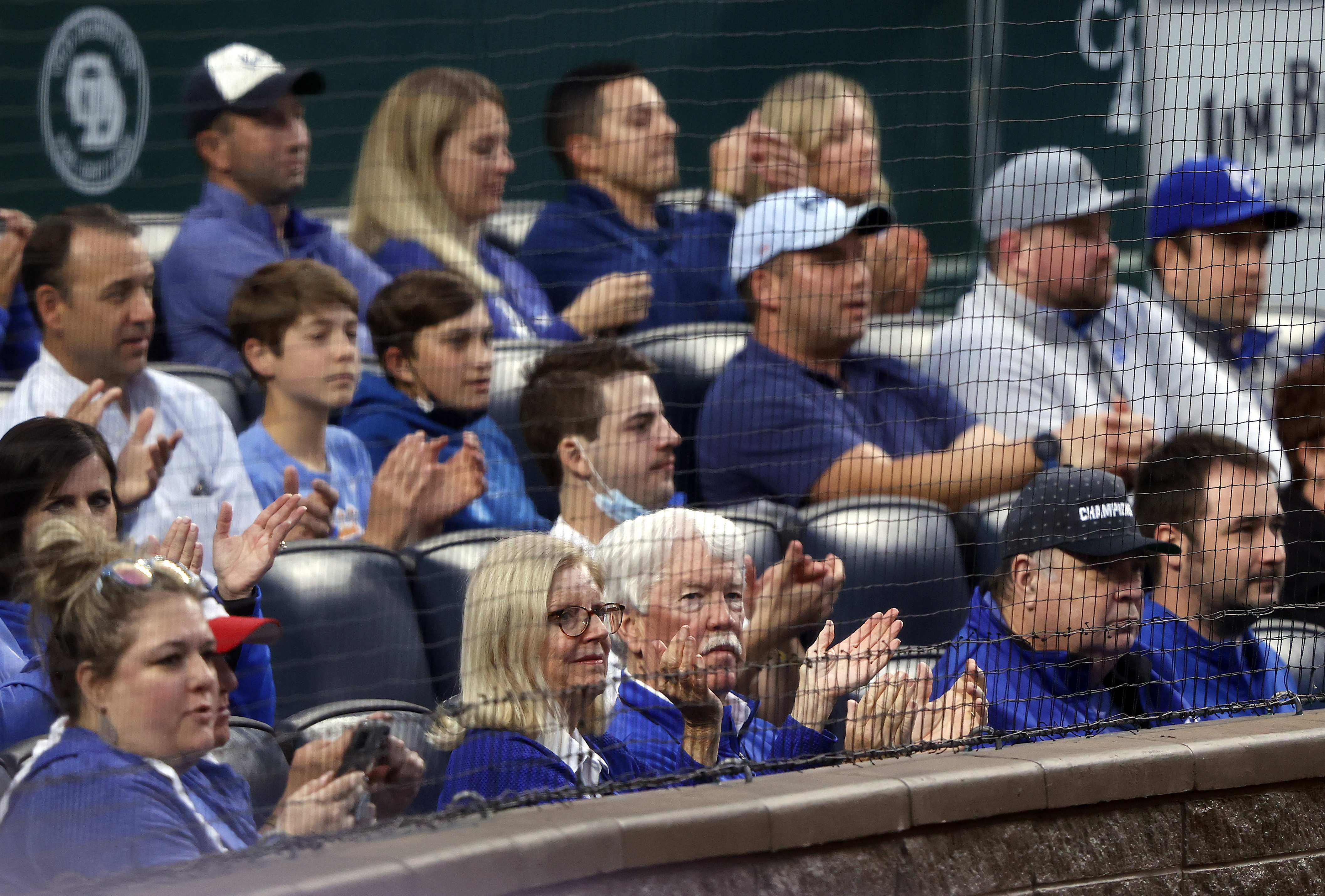 Kansas City Royals owner John Sherman watches from the Crown seats during the game against the Chicago White Sox at Kauffman Stadium on May 07, 2021 in Kansas City, Missouri.