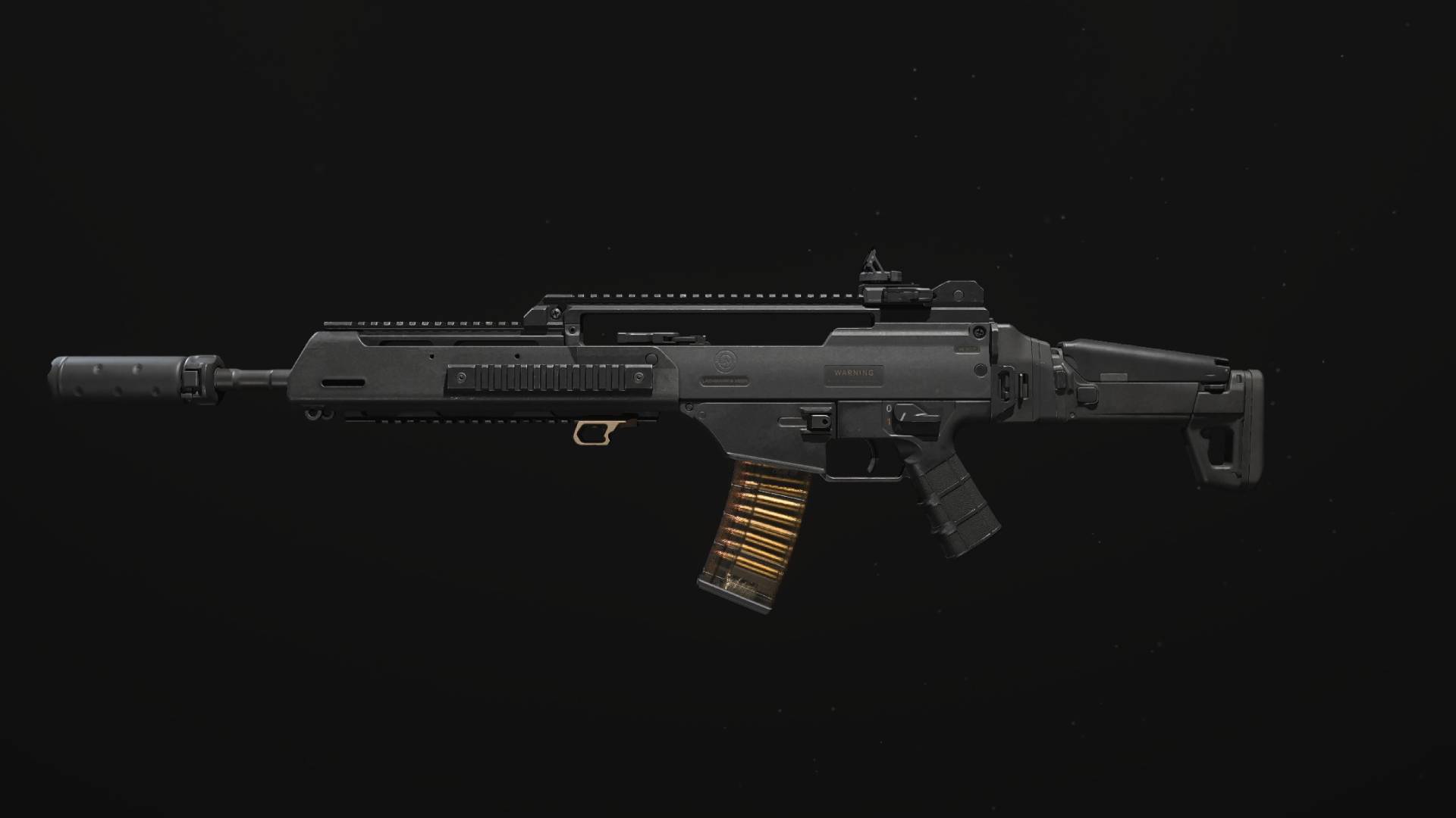 The Holger 556 in Modern Warfare 3 on a black background.