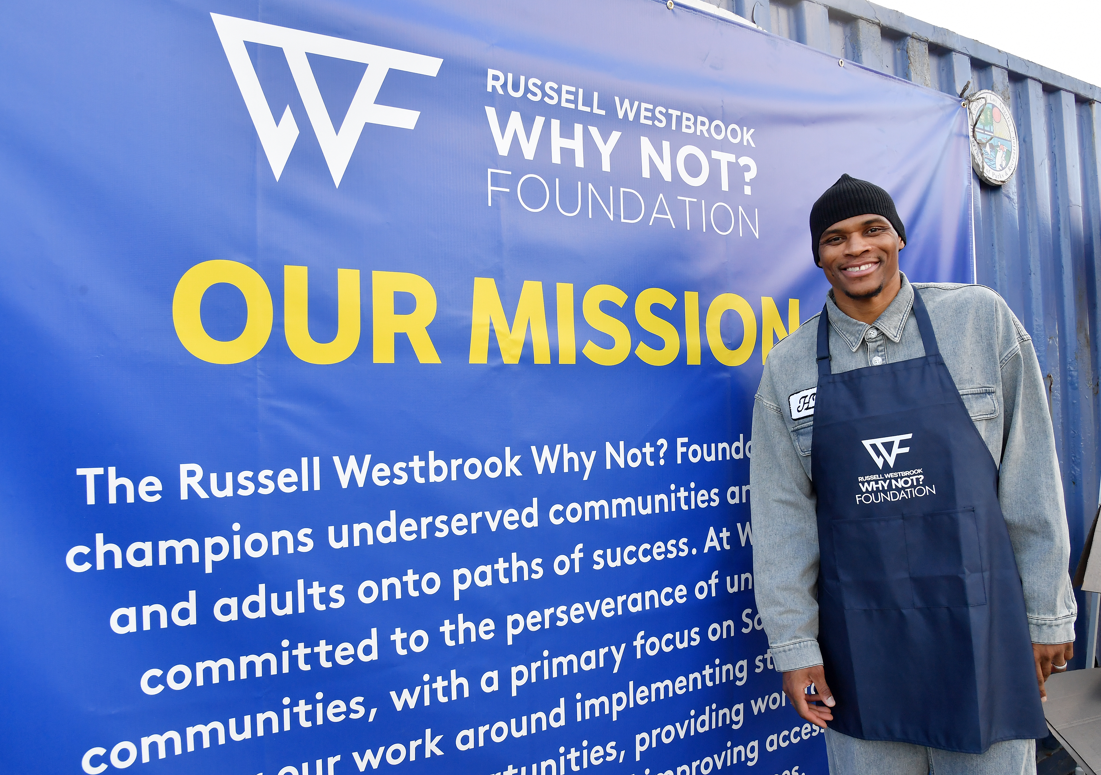 Russell Westbrook Why Not? Foundation 12th Annual Thanksgiving Food Distribution Event