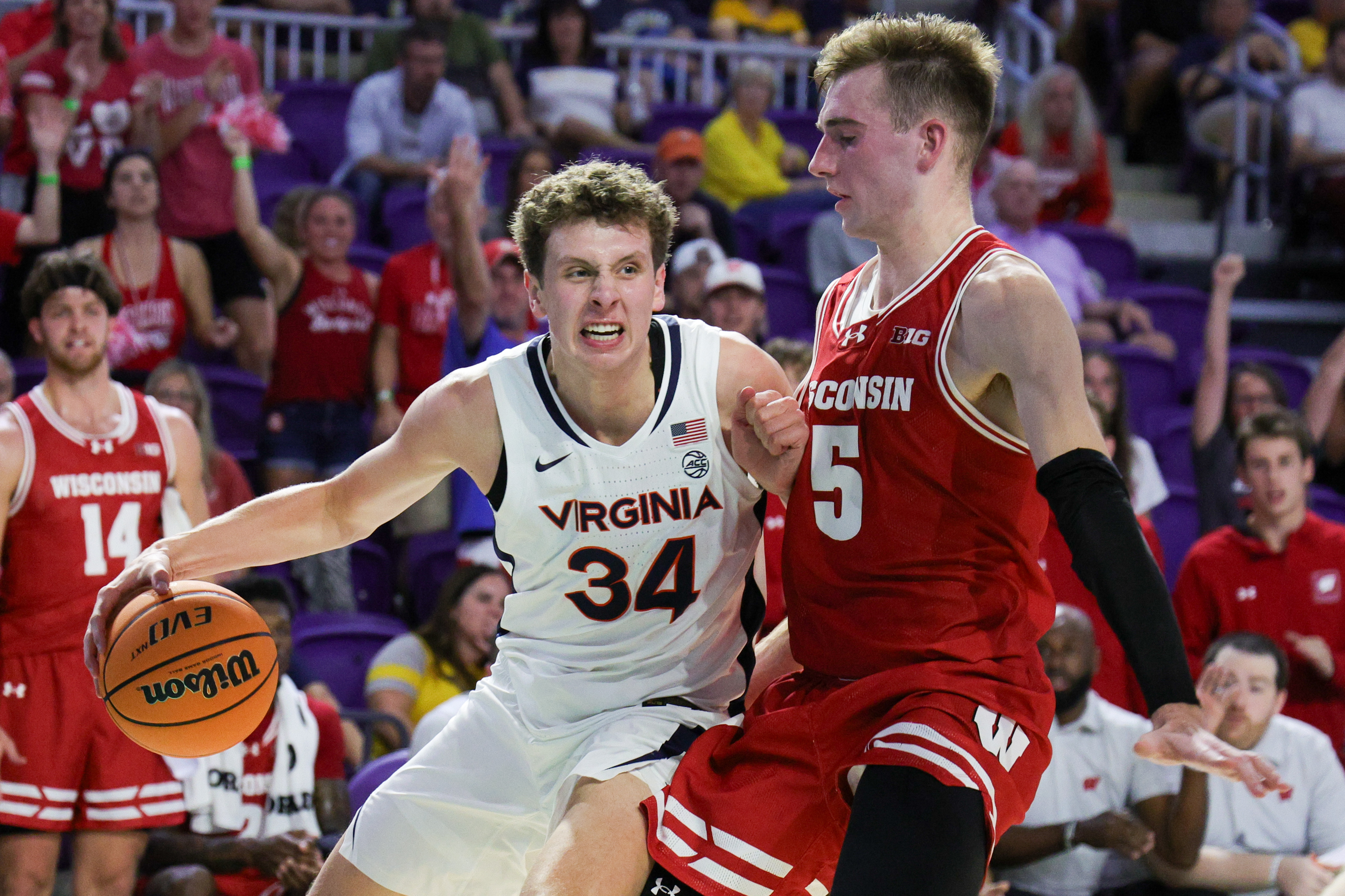 NCAA Basketball: Fort Myers Tip-Off-Virginia at Wisconsin