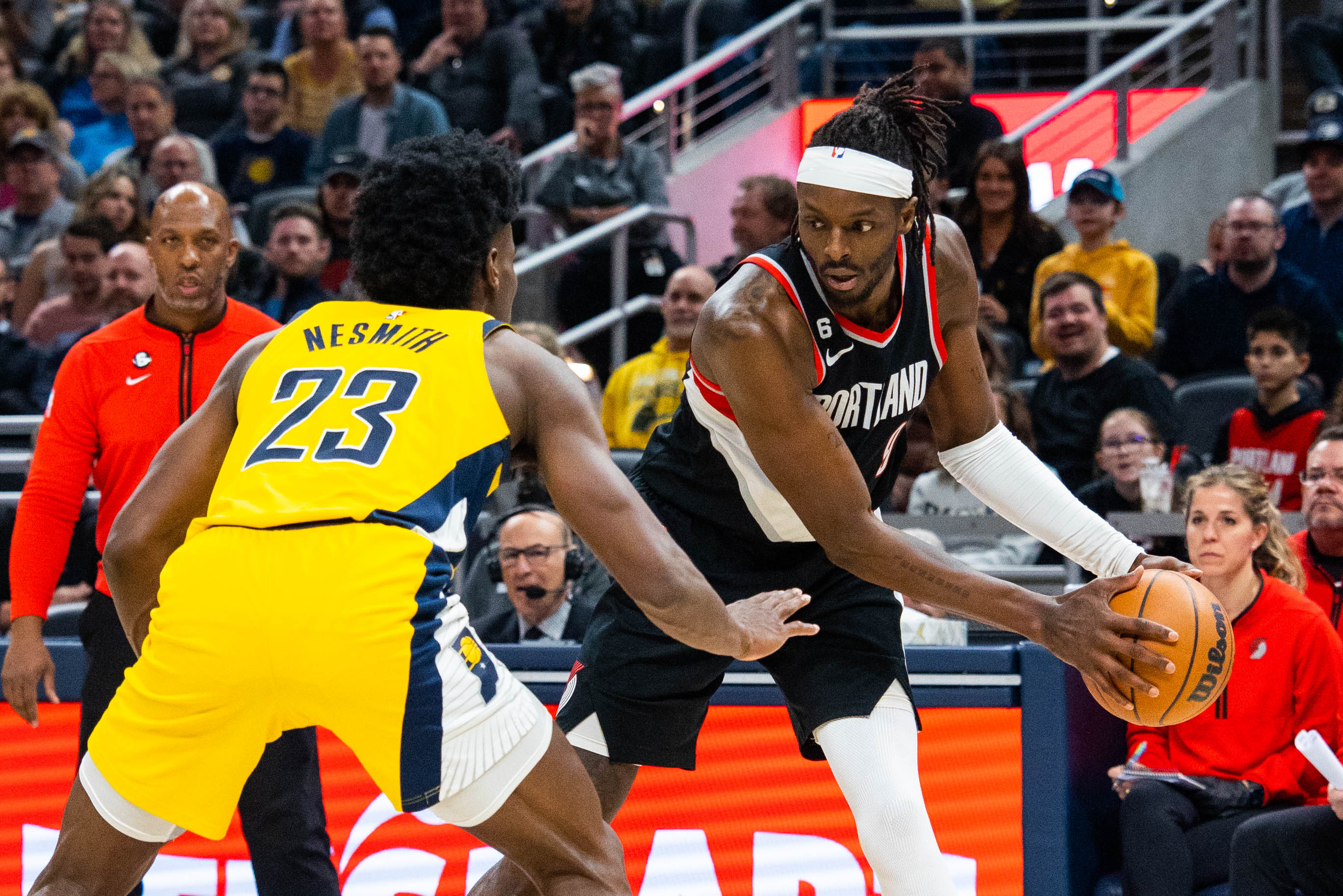 NBA: Portland Trail Blazers at Indiana Pacers