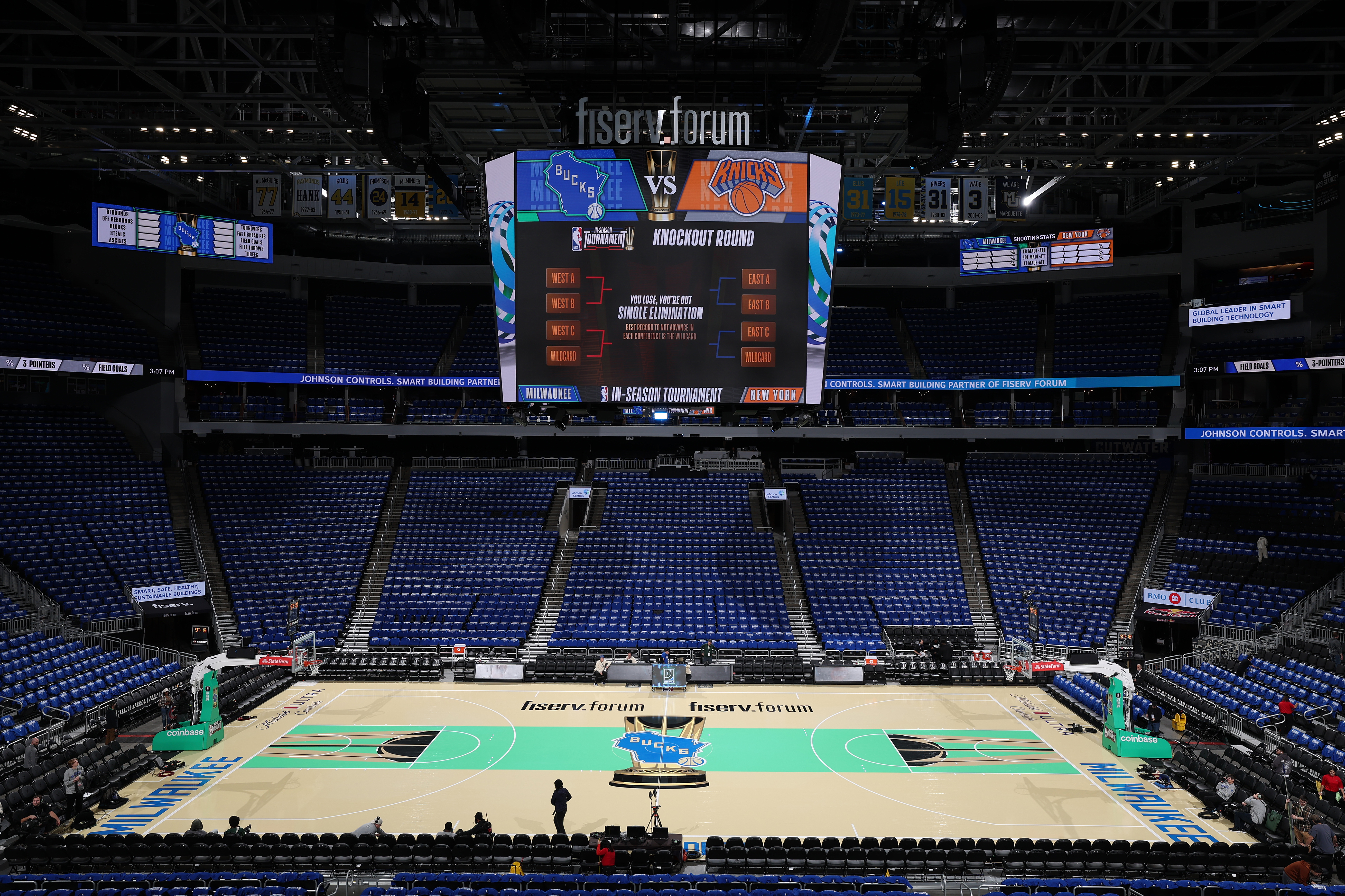 In-Season Tournament - In-Season Tournament New York Knicks v Milwaukee Bucks