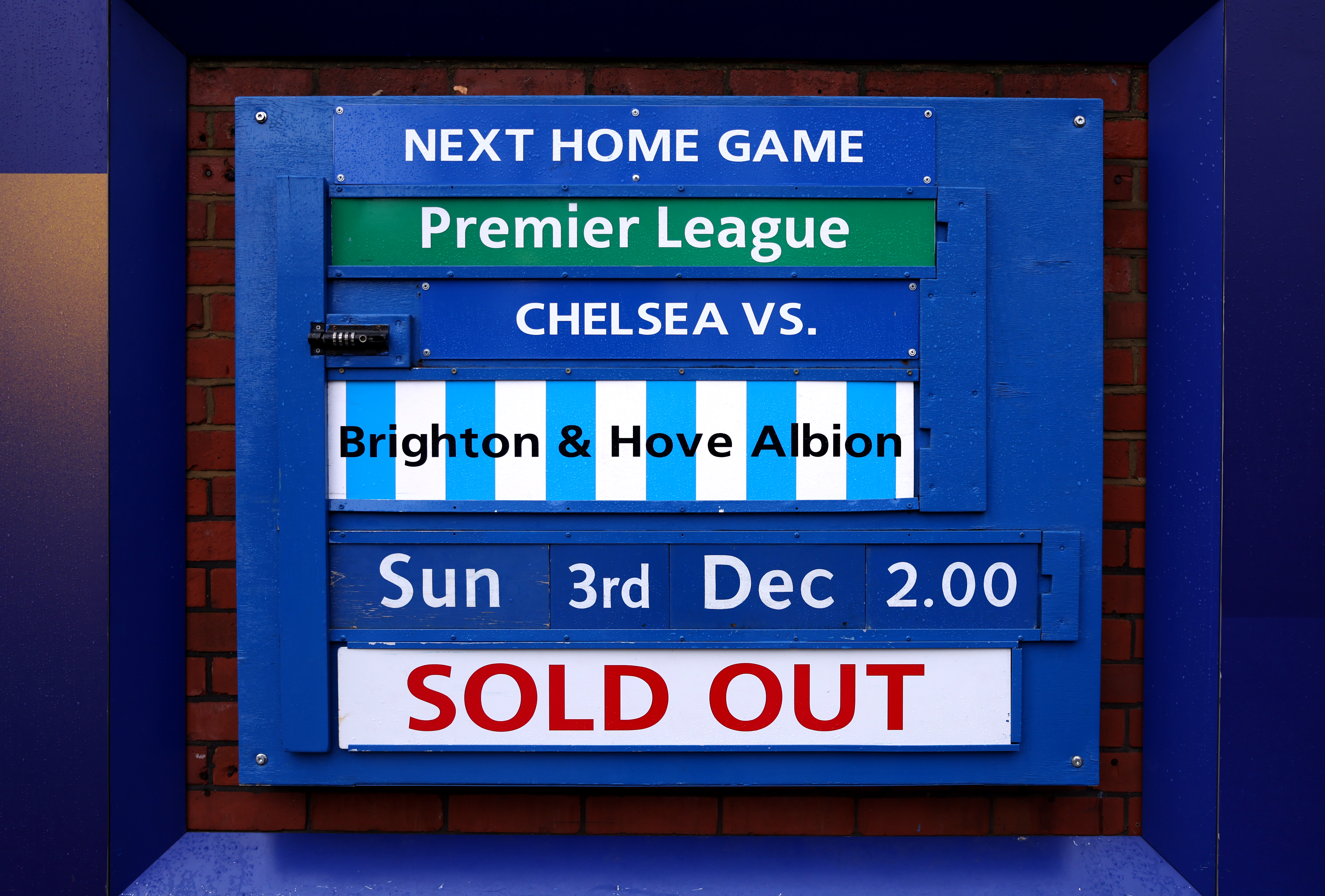 Chelsea FC v Brighton &amp; Hove Albion - Premier League
