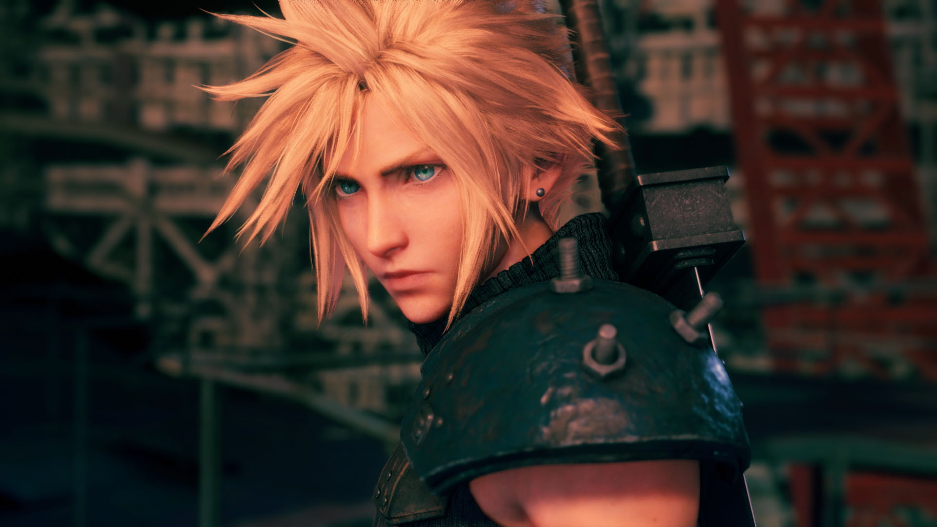 An image shows Cloud Strife from Final Fantasy 7 Remake