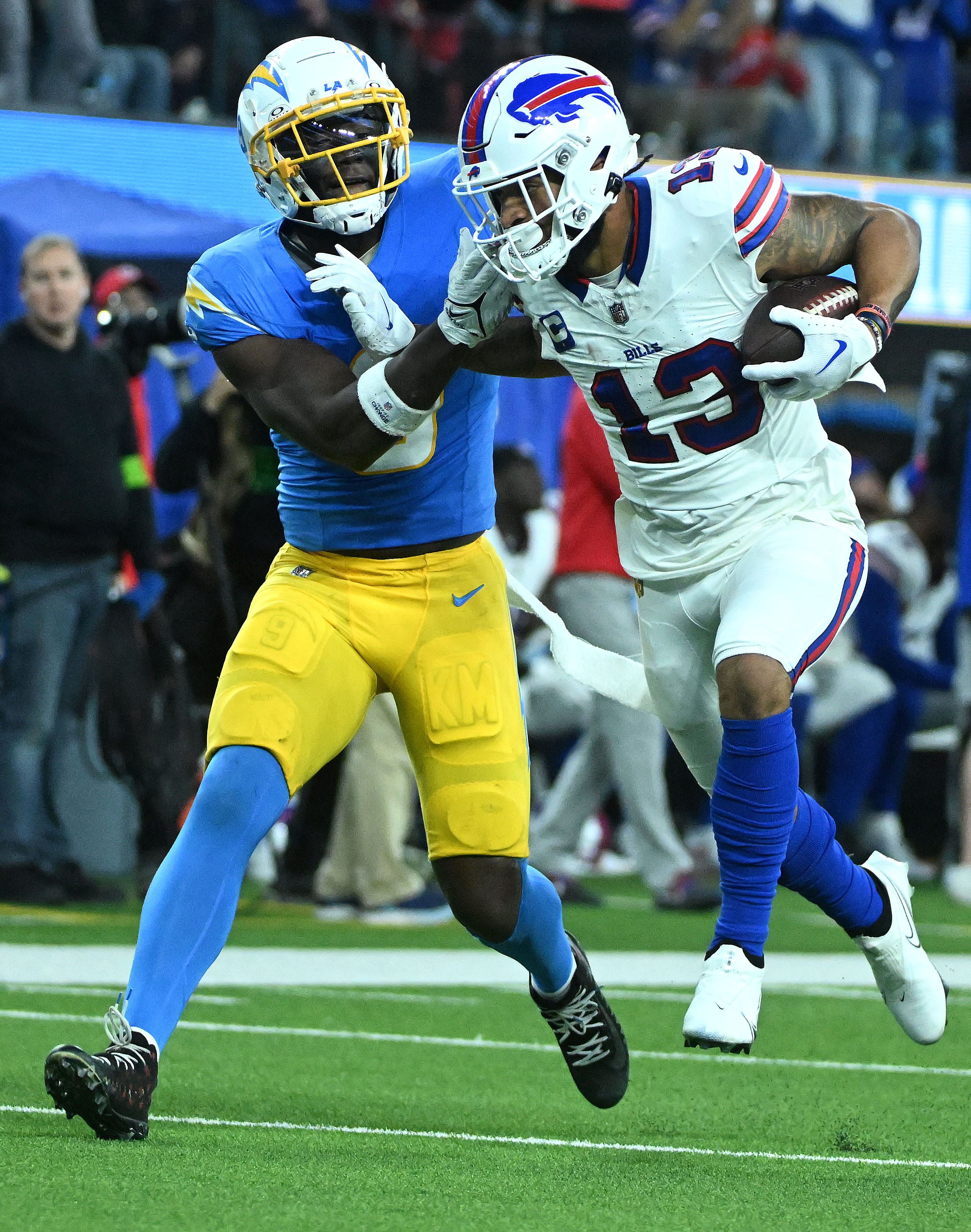 Los Angeles Chargers Host The Buffalo Bills In An NFL Game At SoFi Stadium
