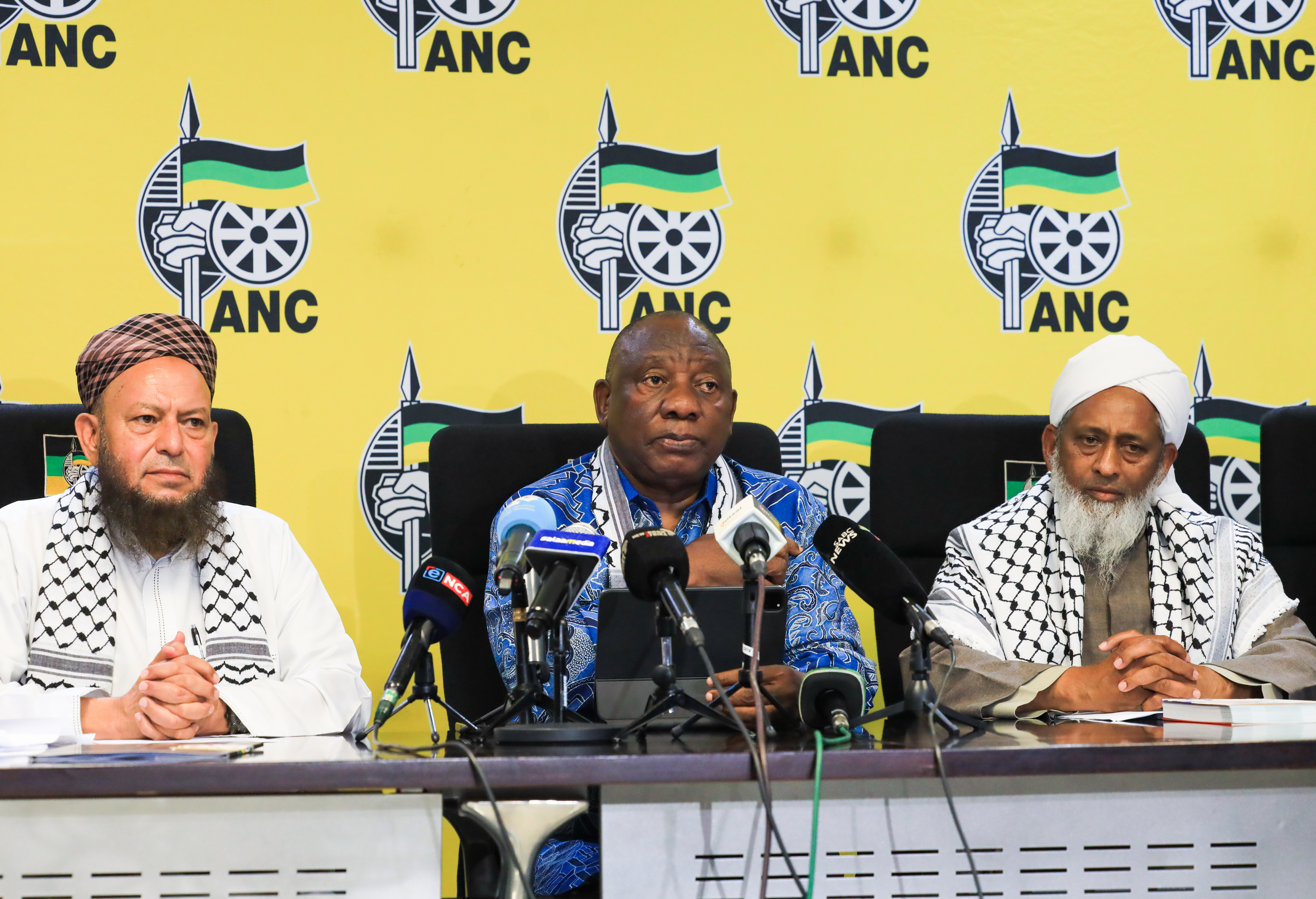 South African President Ramaphosa Meets With Organisations Supporting The Liberation Of Palestine