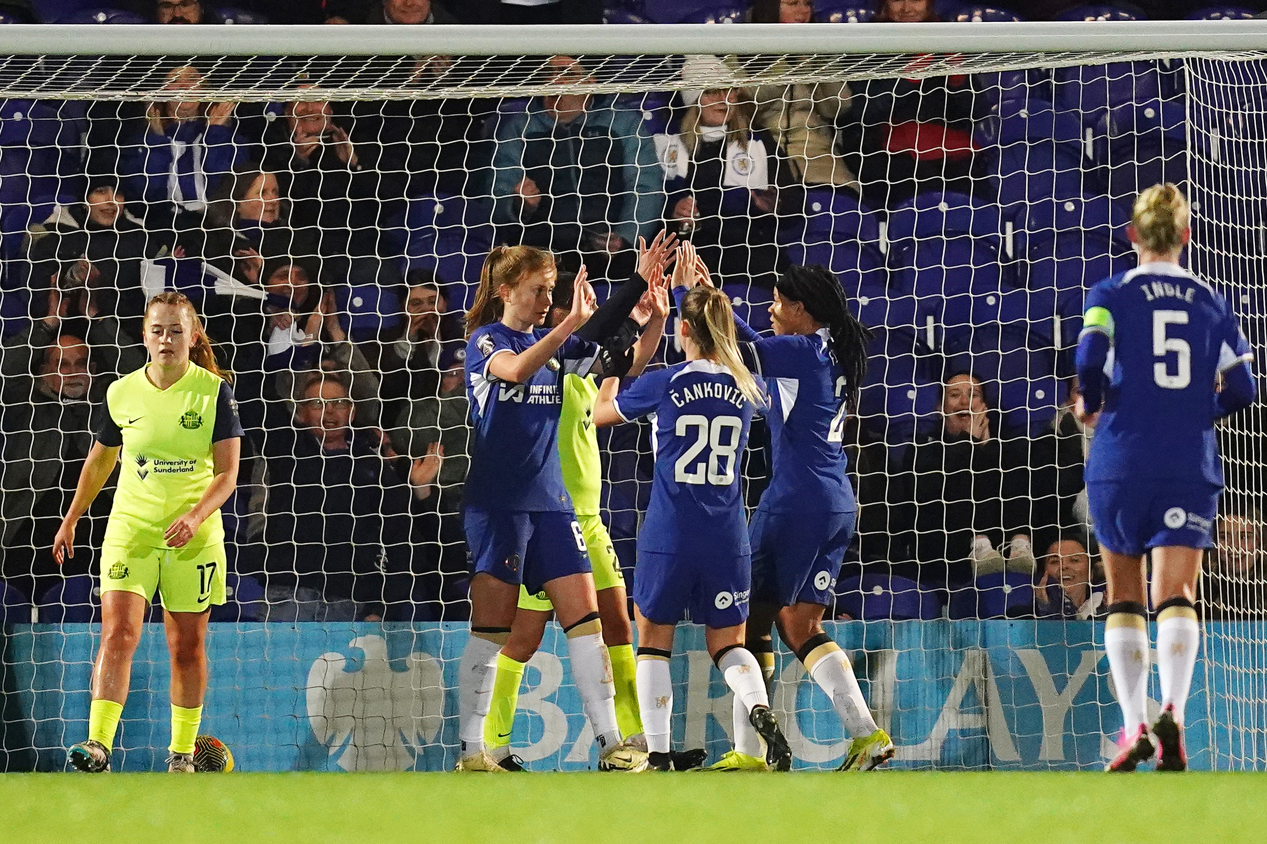 Chelsea v Sunderland - FA Women’s Continental Tyres League Cup - Quarter Final - Kingsmeadow