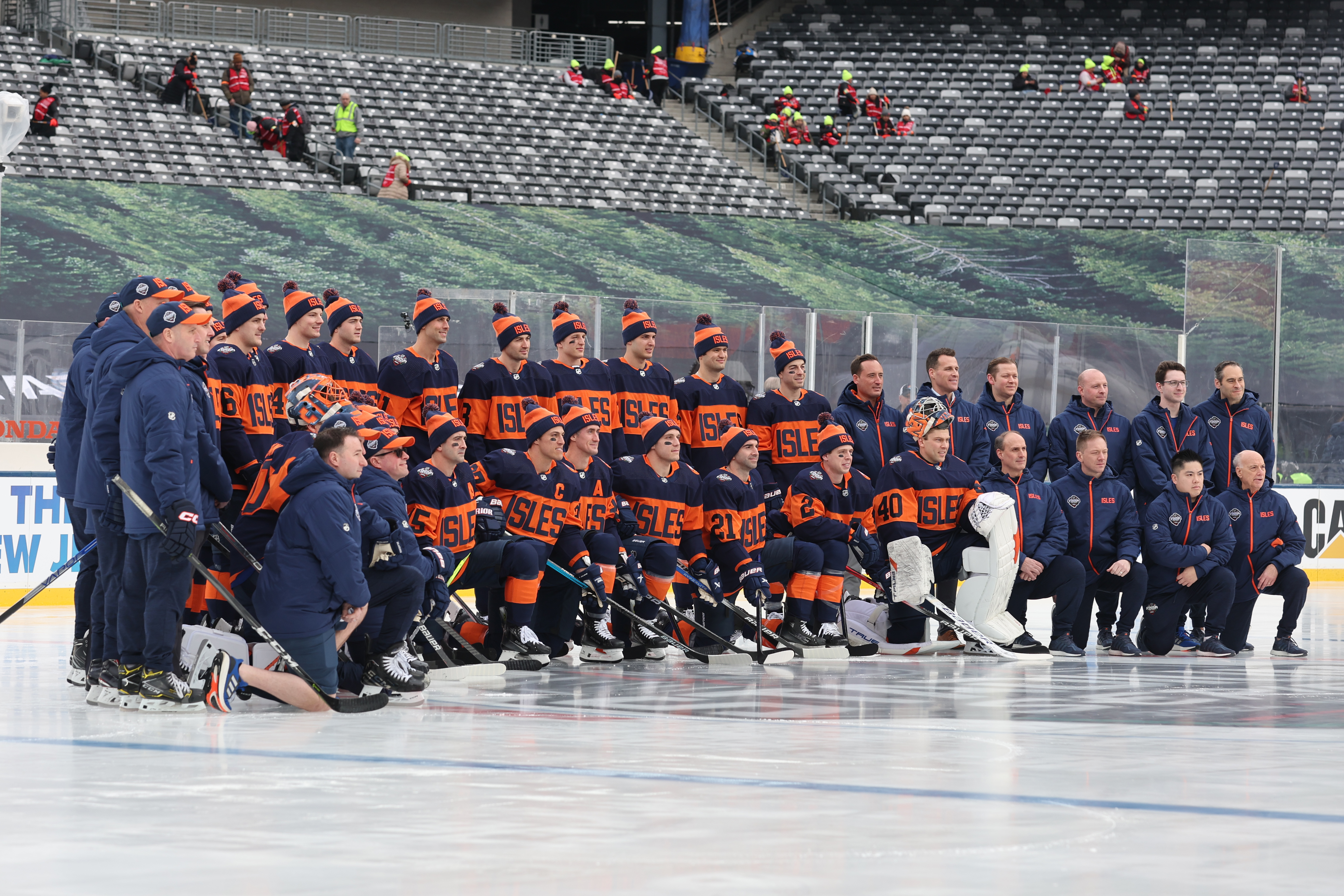 NHL: FEB 15 Stadium Series - Islanders Practice