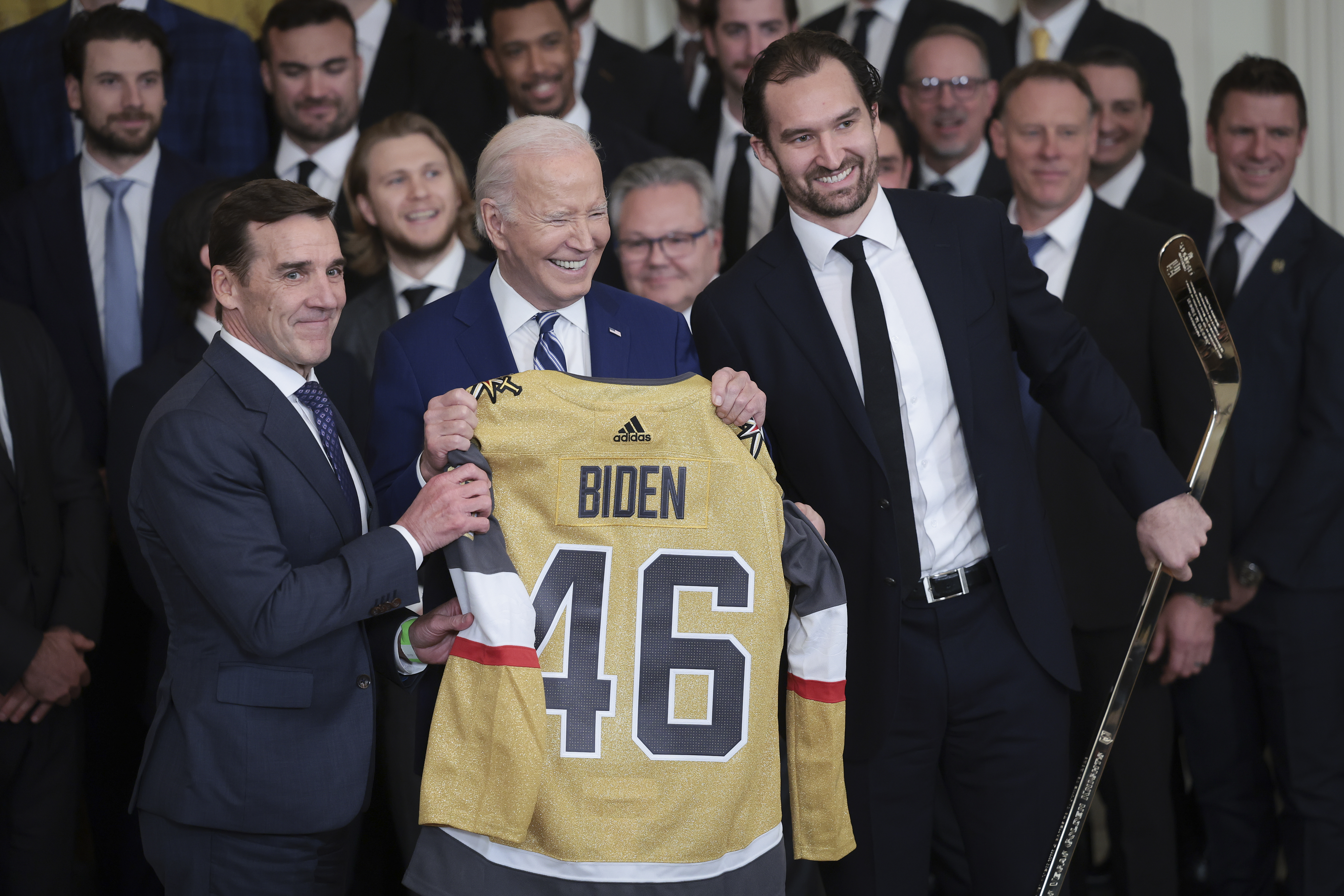 President Biden Hosts Stanley Cup Champion Vegas Golden Knights At White House